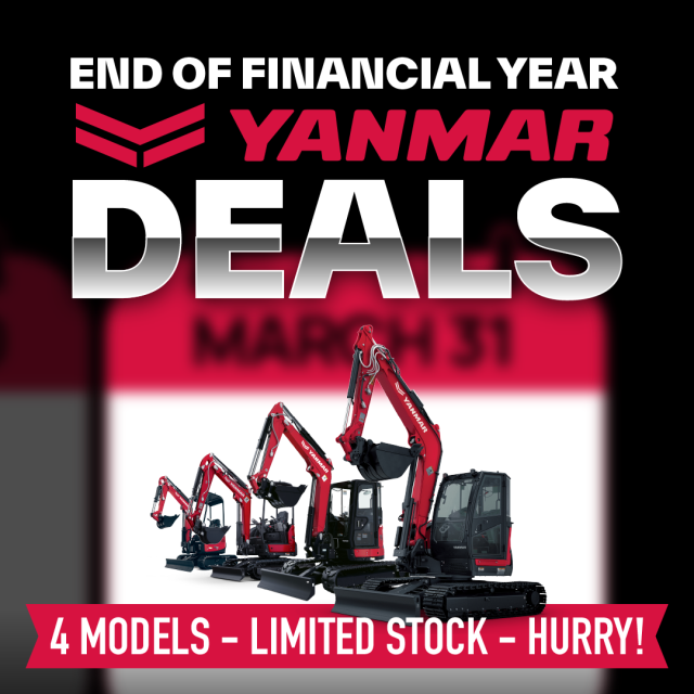 End of financial year Yanmar deals